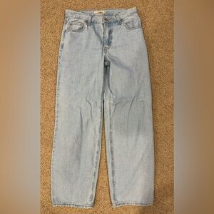 Levi's Light Wash Baggy Dad Jeans